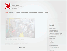 Tablet Screenshot of elwitec.ch